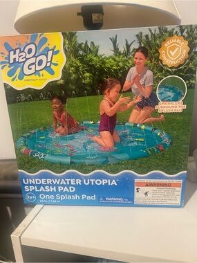Underwater Utopia Blue Splash Pad for Kids
